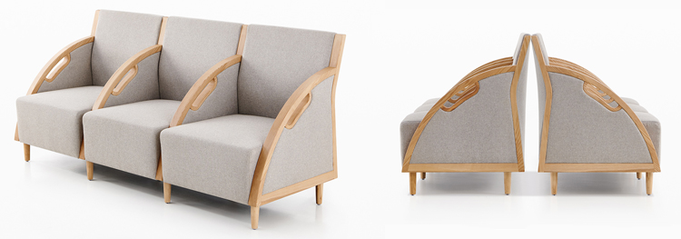 PU機場椅/等候椅/排椅沙發(fā)-SJ5301(圖1) undefined